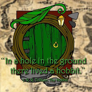 Alternative view of In Stock: In a Hole in the Ground - Middle Earth Imagined Collection - Self-Striping