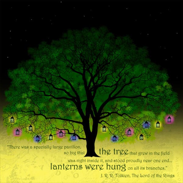 In Stock: Under the Party Tree - Middle Earth Imagined Collection - Image 2