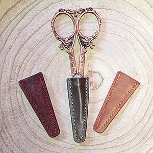 In Stock: NNK Leather Scissor Sheaths