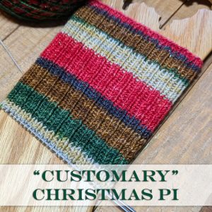 Alternative view of In Stock: "Customary" Christmas Pi Self-Striping