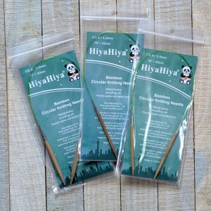 In Stock: HiyaHiya Bamboo 16"/40cm Circular Knitting Needles