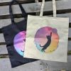 In Stock: Cat with Yarn Canvas Tote Bag