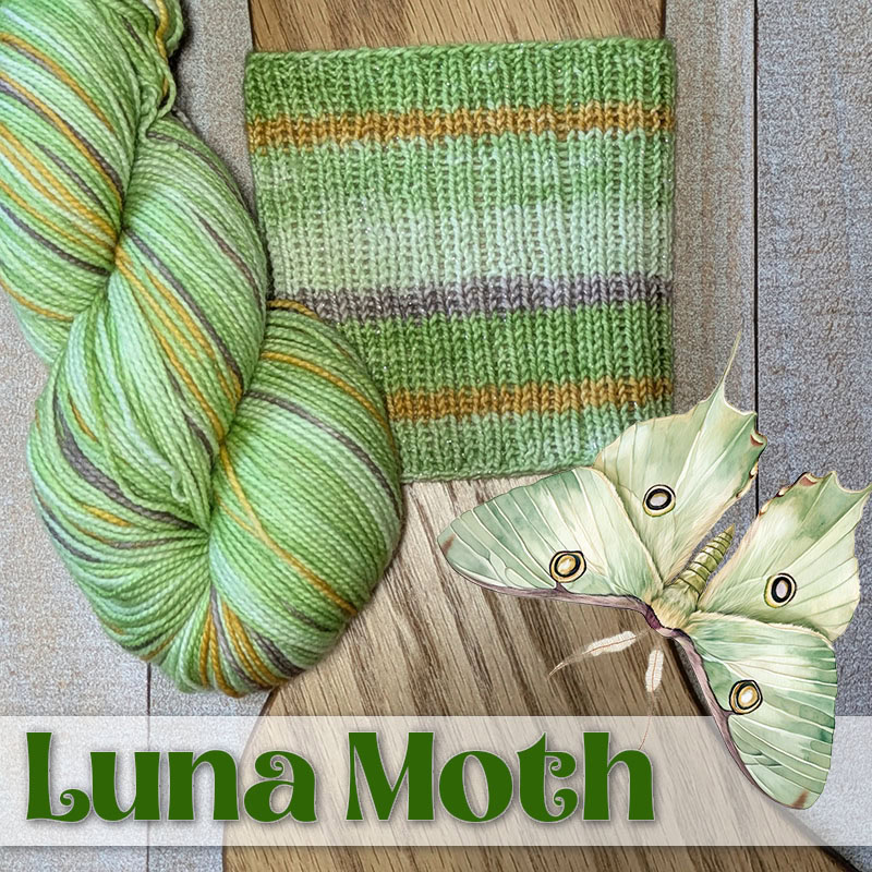 In Stock: Luna Moth Self-Striping