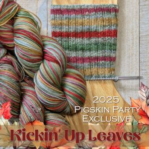 In Stock: Kickin' Up Leaves Self-Striping - 2025 DCS Pigskin Party Exclusive