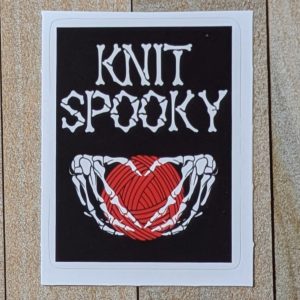 In Stock: Spooky Season Yarn/Knitting Vinyl Decals - Image 4
