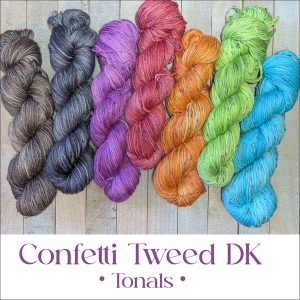 In Stock: Confetti Tweed DK Tonals