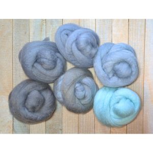 In Stock: Deep Sea Blues Serendipity Spinning Set -- BFL, 6 oz.