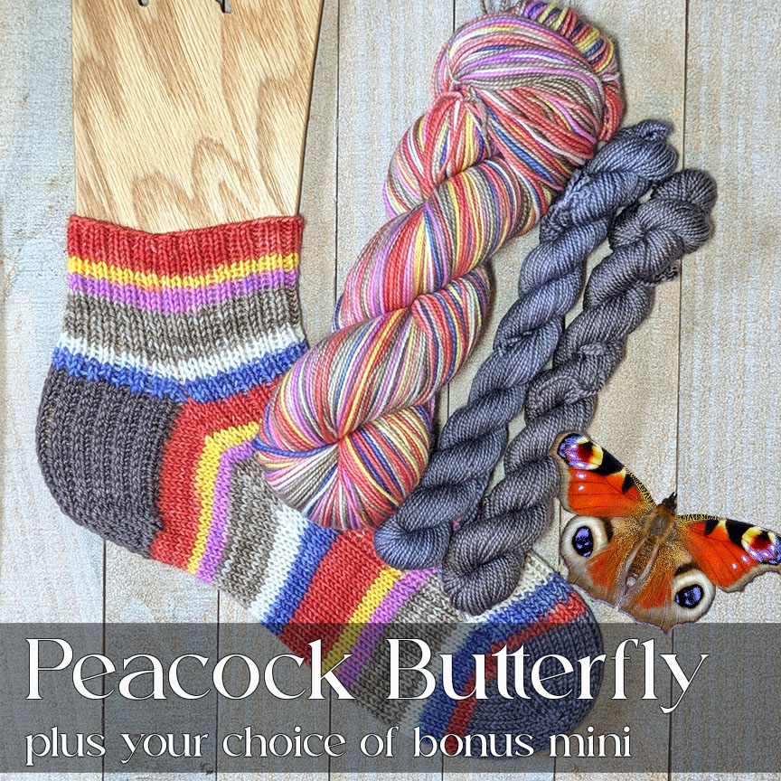 *NEW!* Pre-Order: Peacock Butterfly Self-Striping