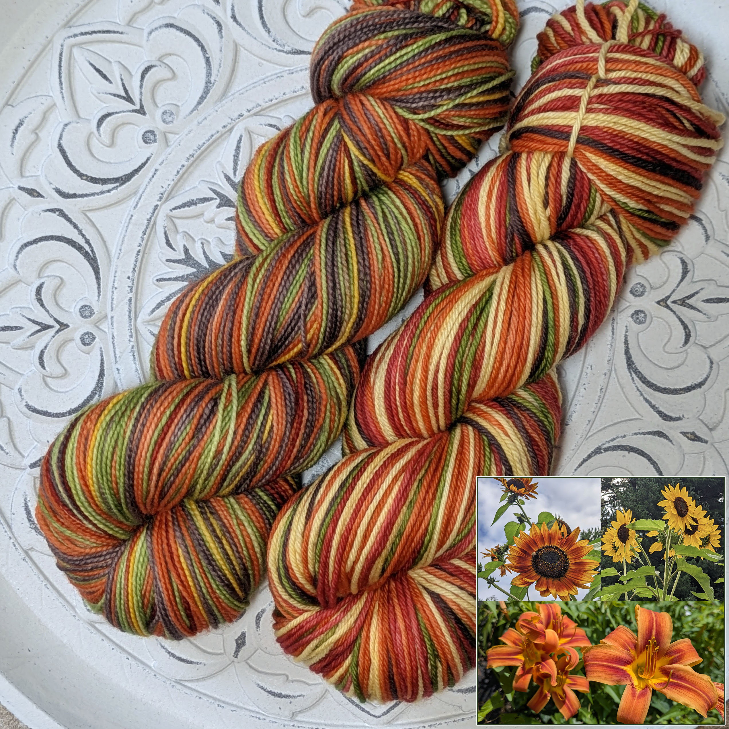 In Stock: Summer-Inspired Serendipity Stripes -- Flowers in My Yard
