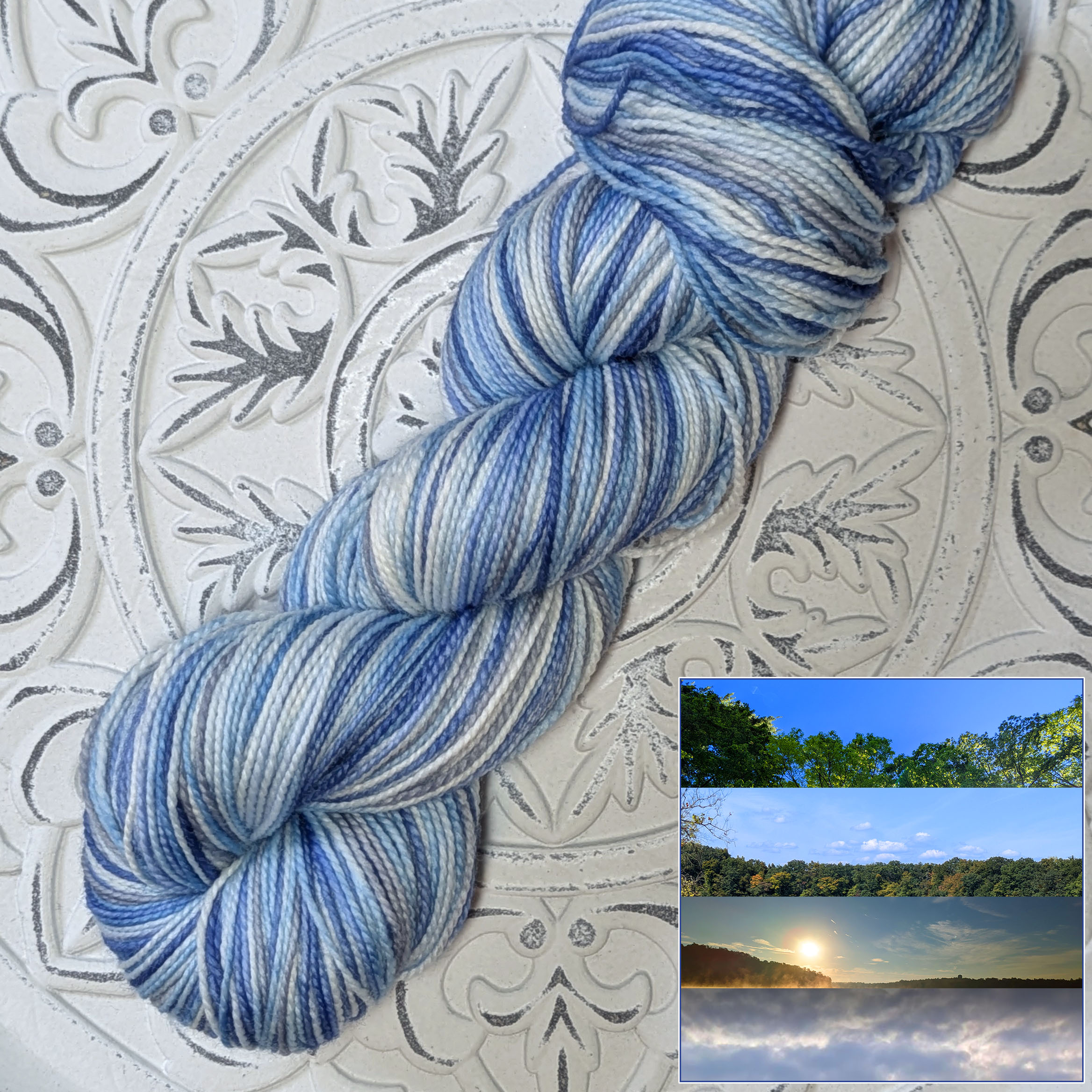 In Stock: Summer-Inspired Serendipity Stripes -- Summer's Skies